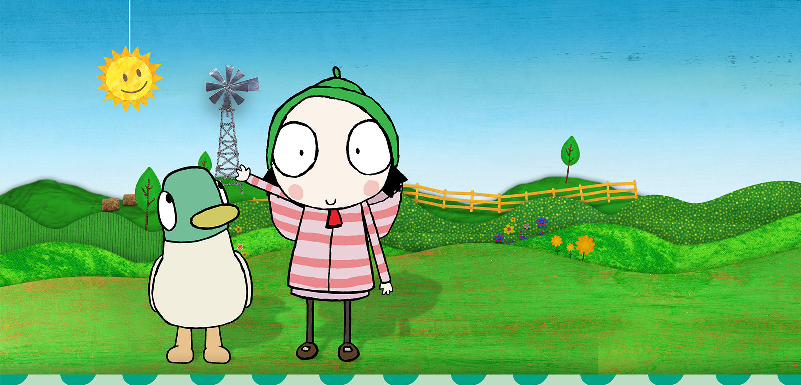 Sarah y pato