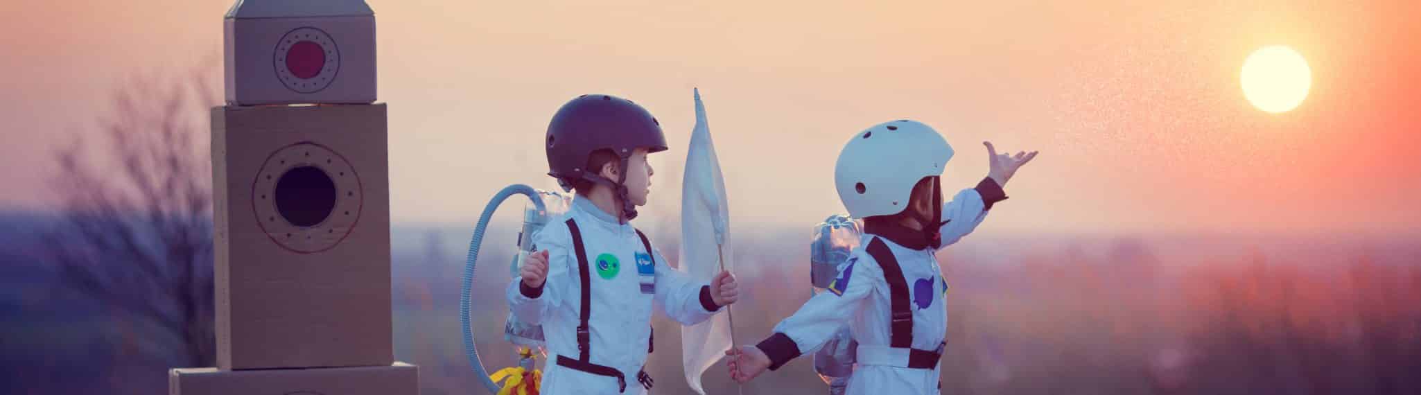 Pequeños astronautas: juegos sobre el universo