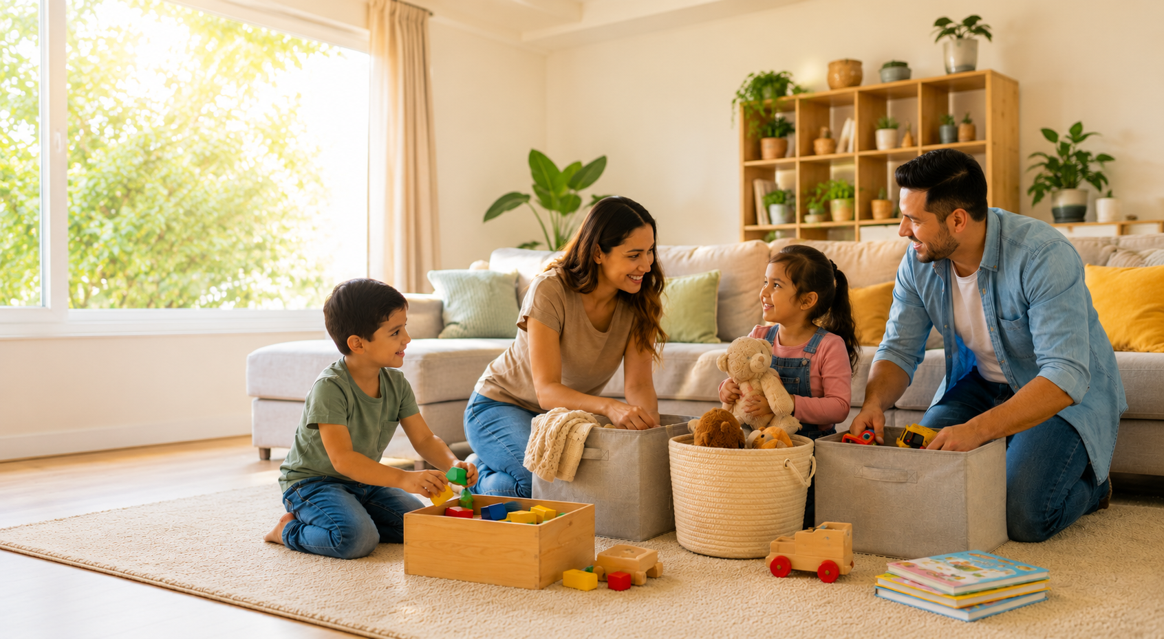 Como ensinar o trabalho em equipe em casa