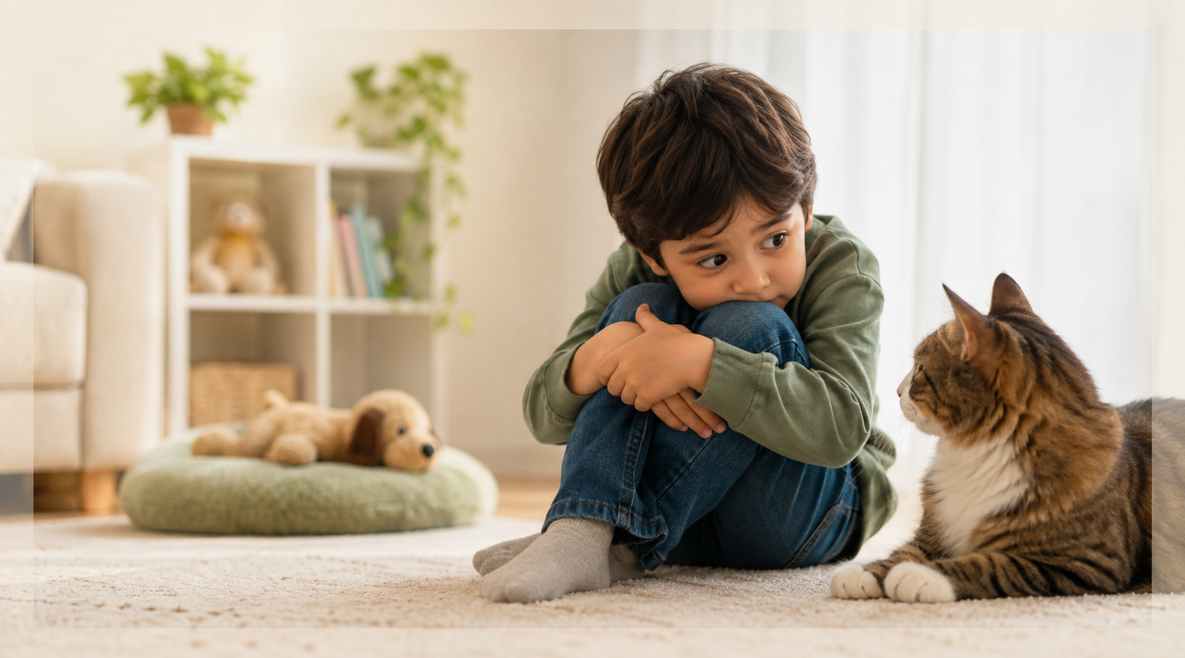O que fazer se o seu pequeno tiver medo de animais